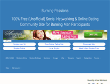 Tablet Screenshot of burning-passions.com